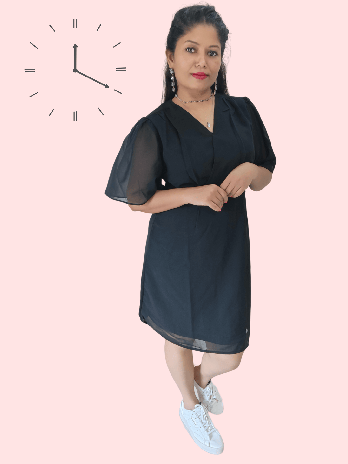 Black Bliss Midi Dress