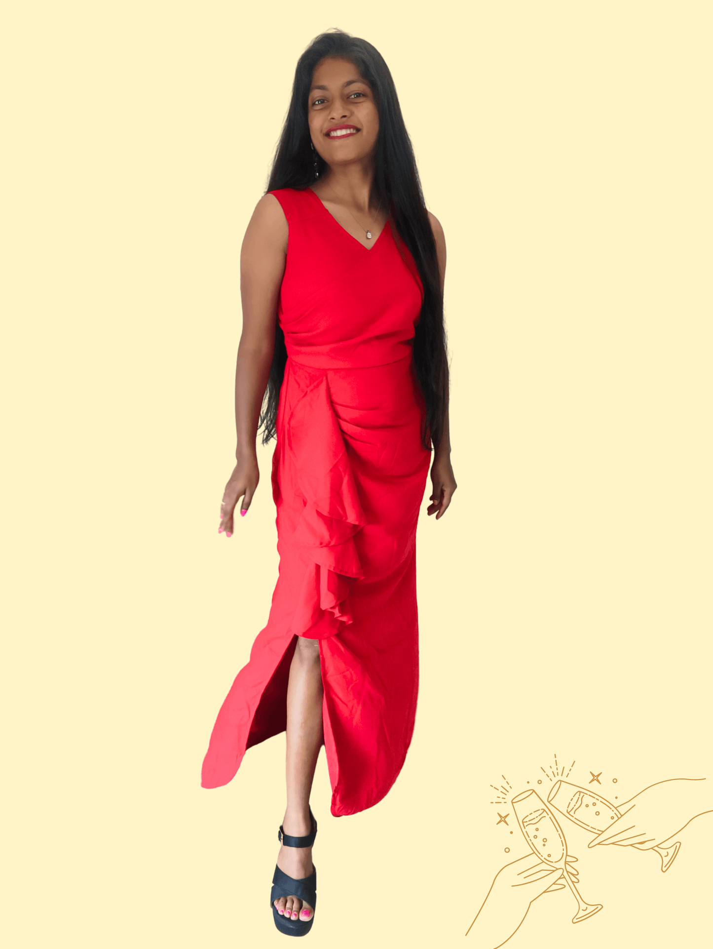 Red Eve Gown