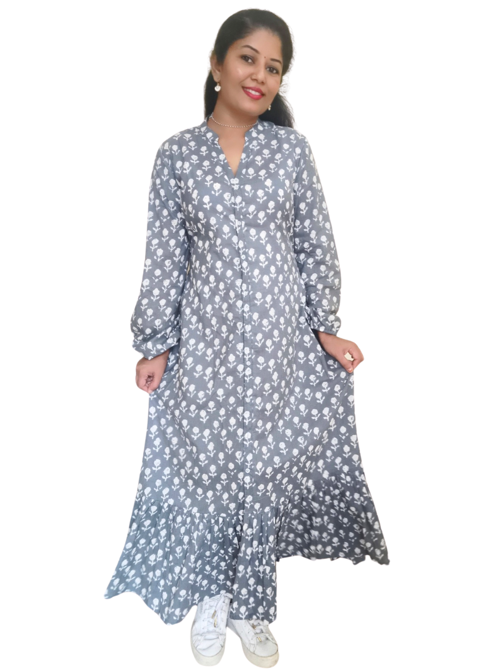 Gray Chhaya Maxi Dress