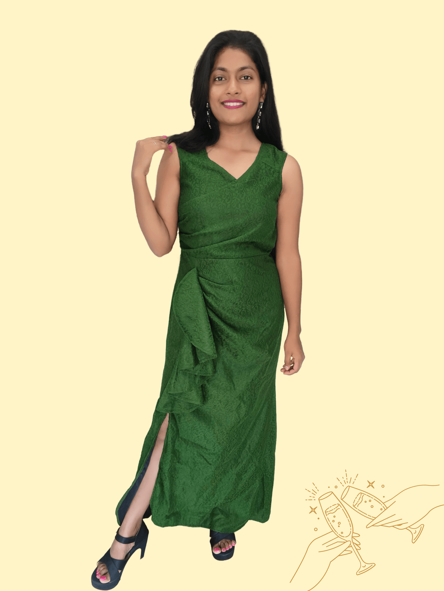 Green Eve Gown