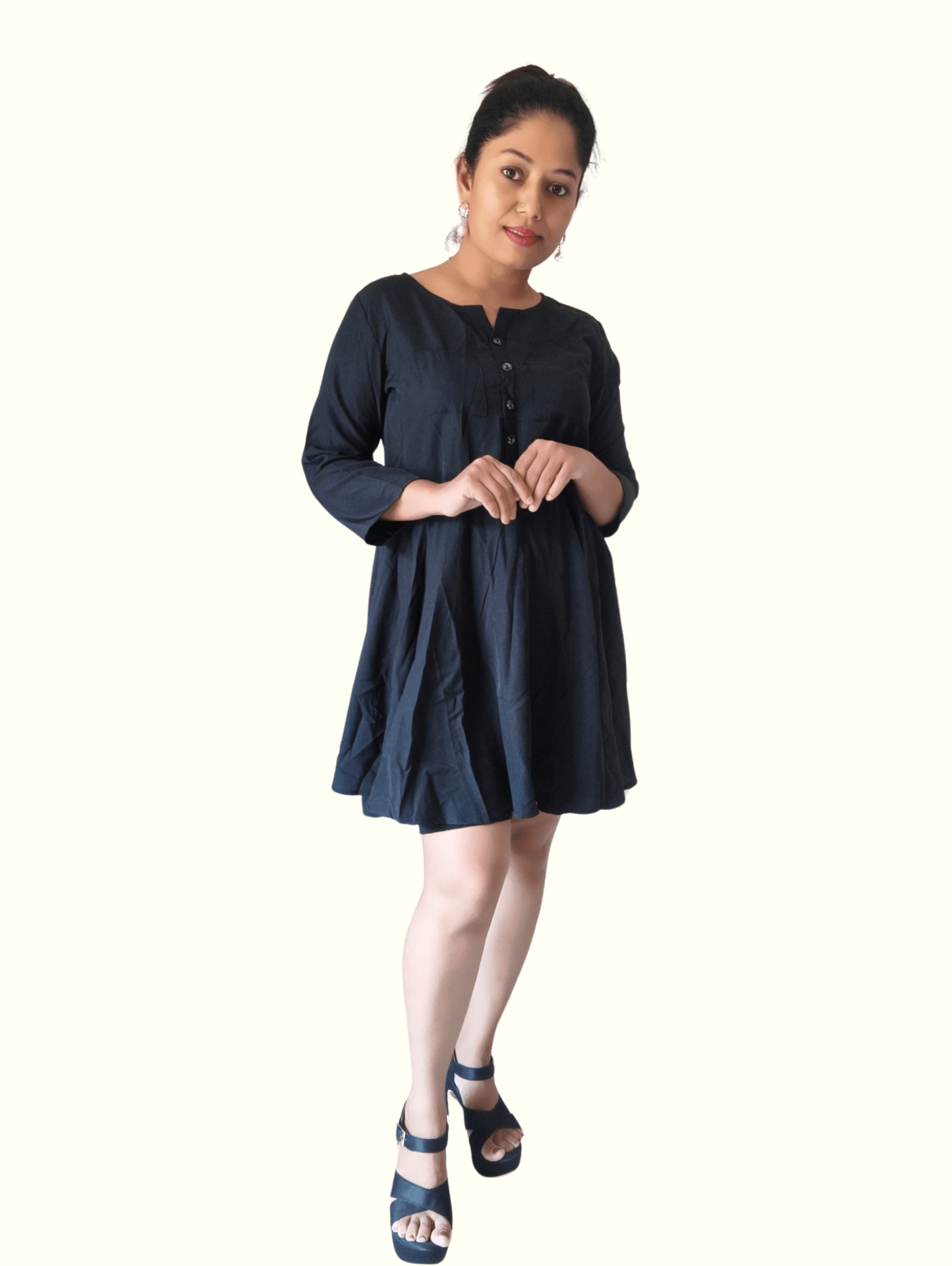 Black Daina Mini Dress