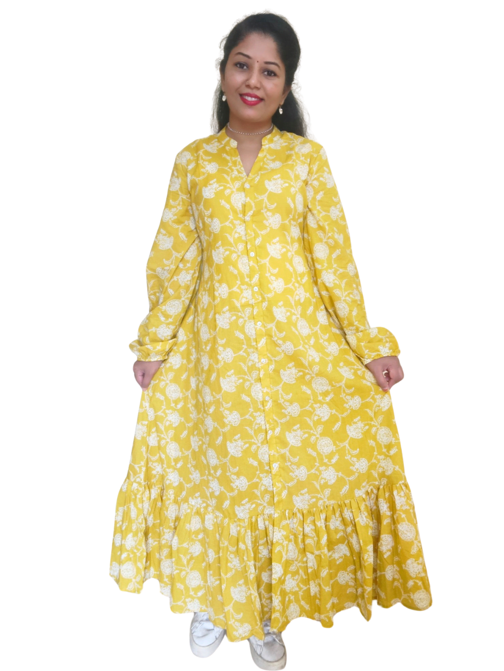 Yellow Chhaya Maxi Dress