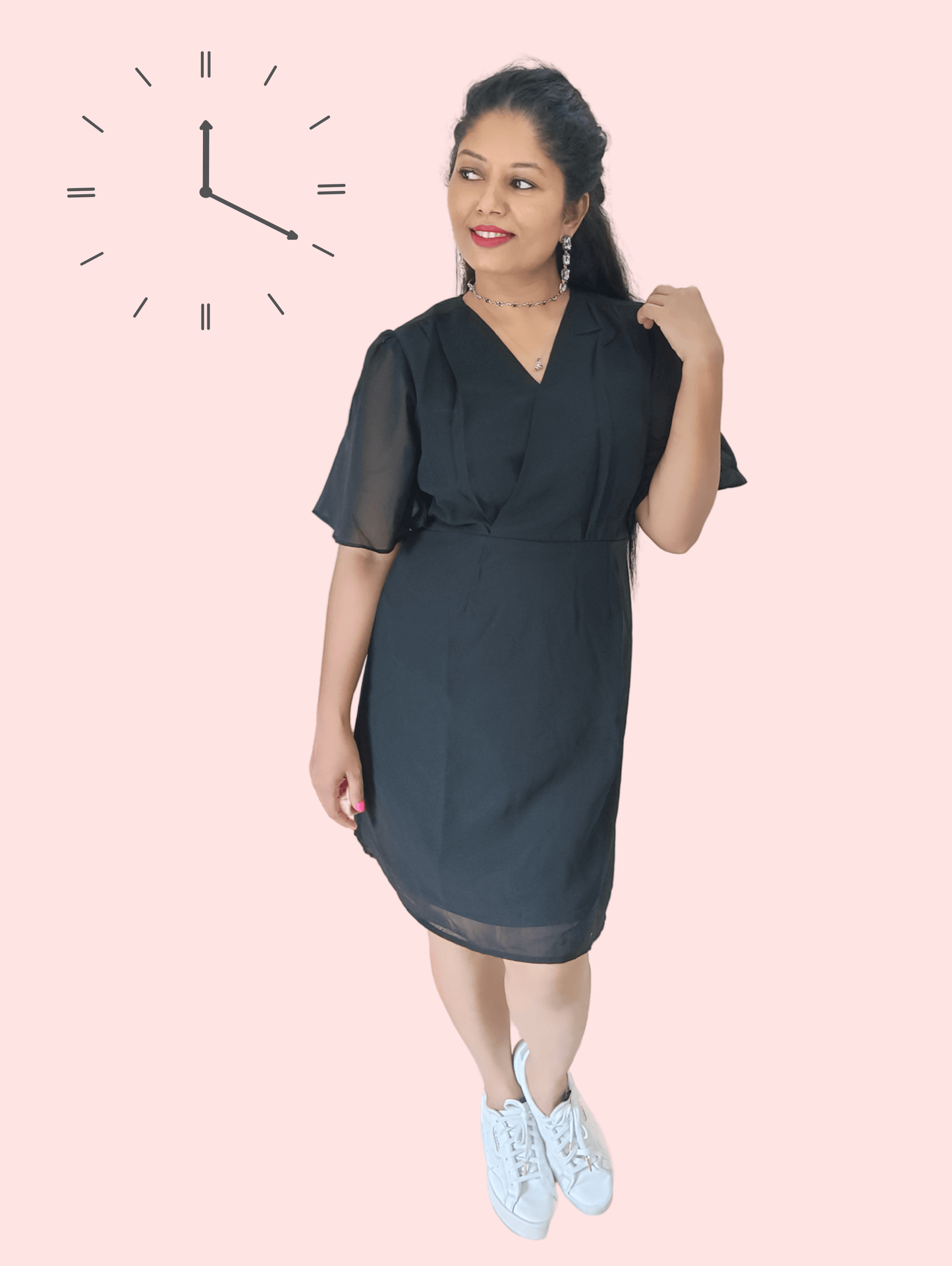 Black Bliss Midi Dress