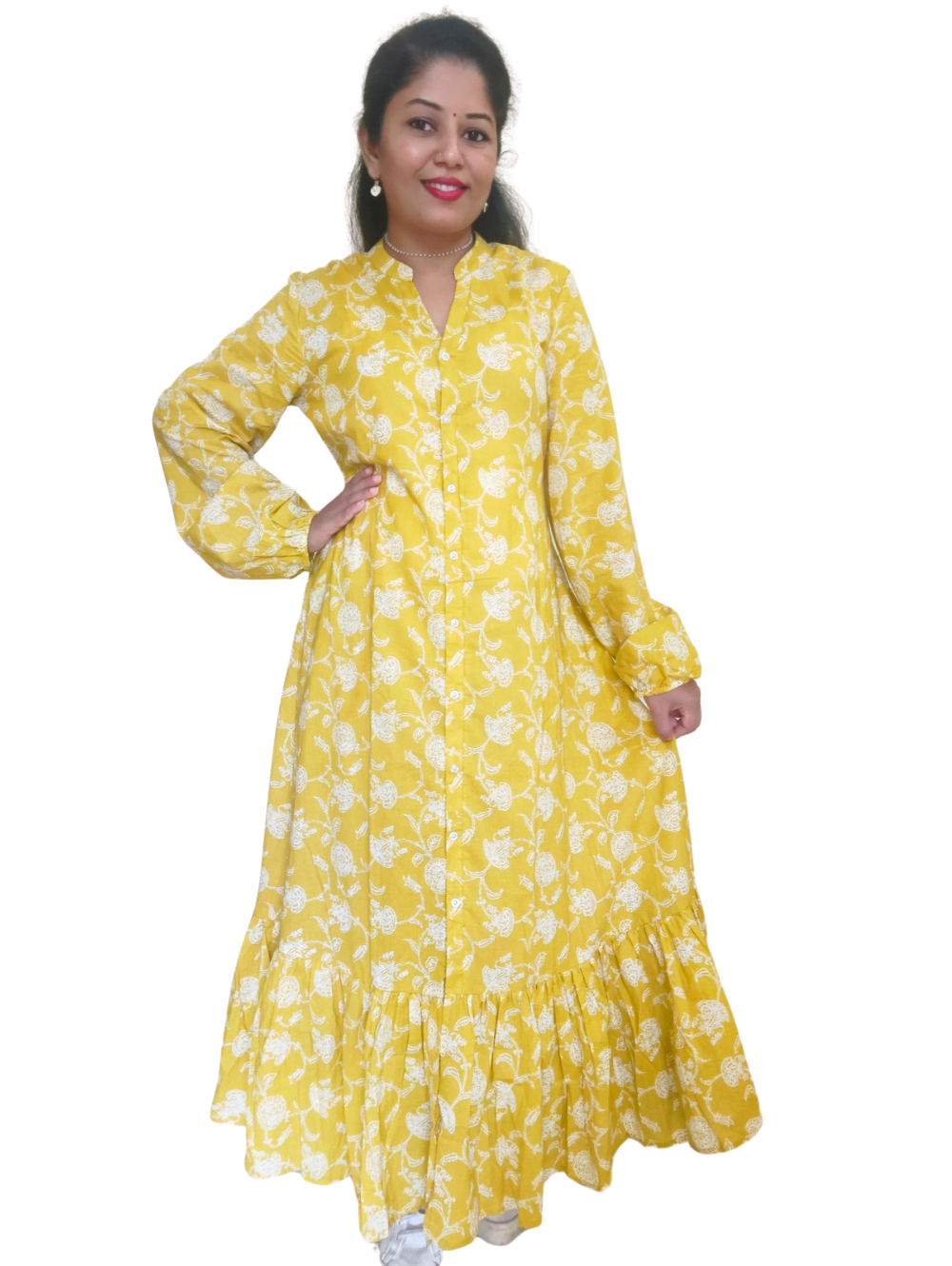 Yellow Chhaya Maxi Dress