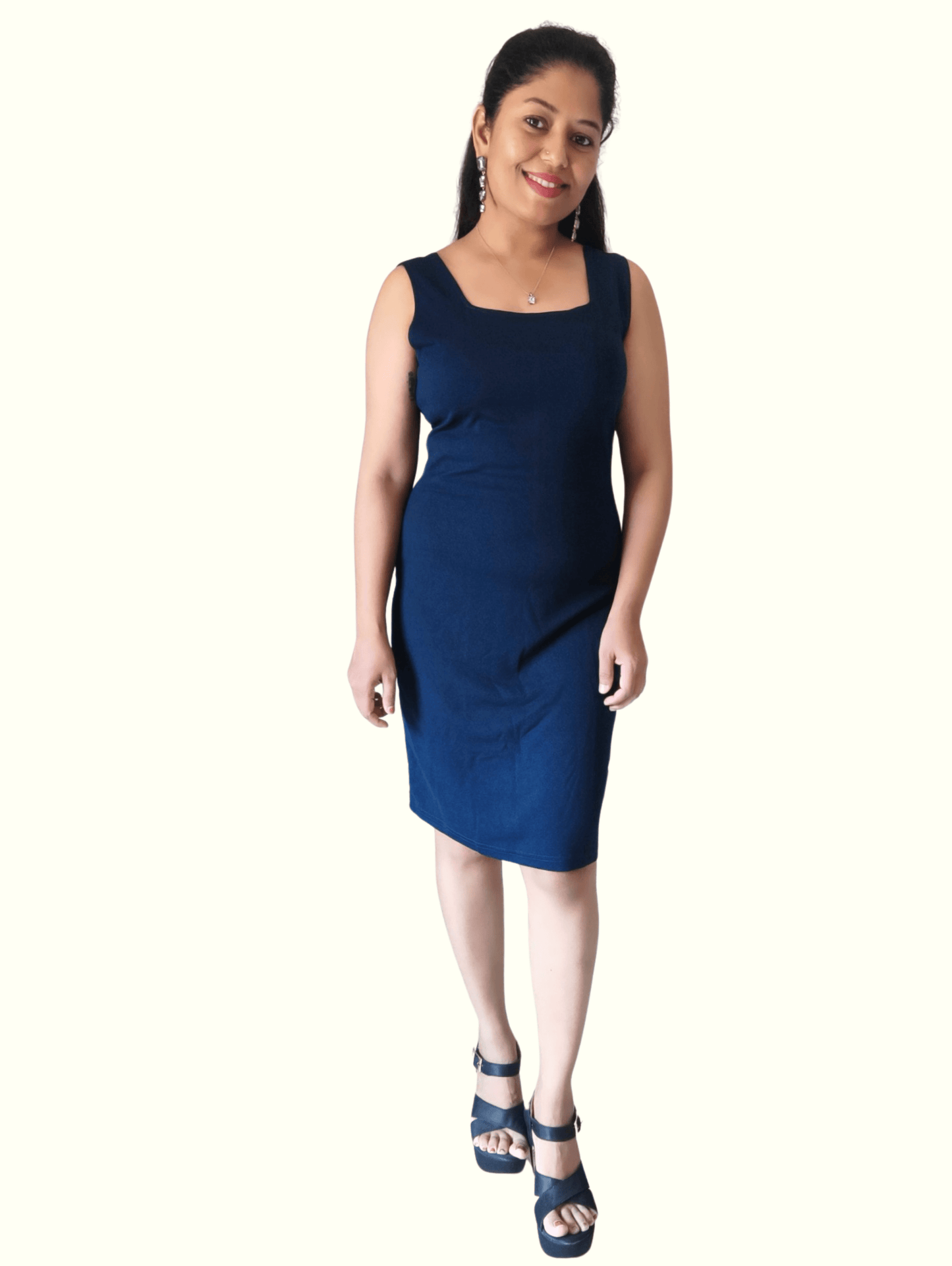 Blue Jia Bodycon Dress