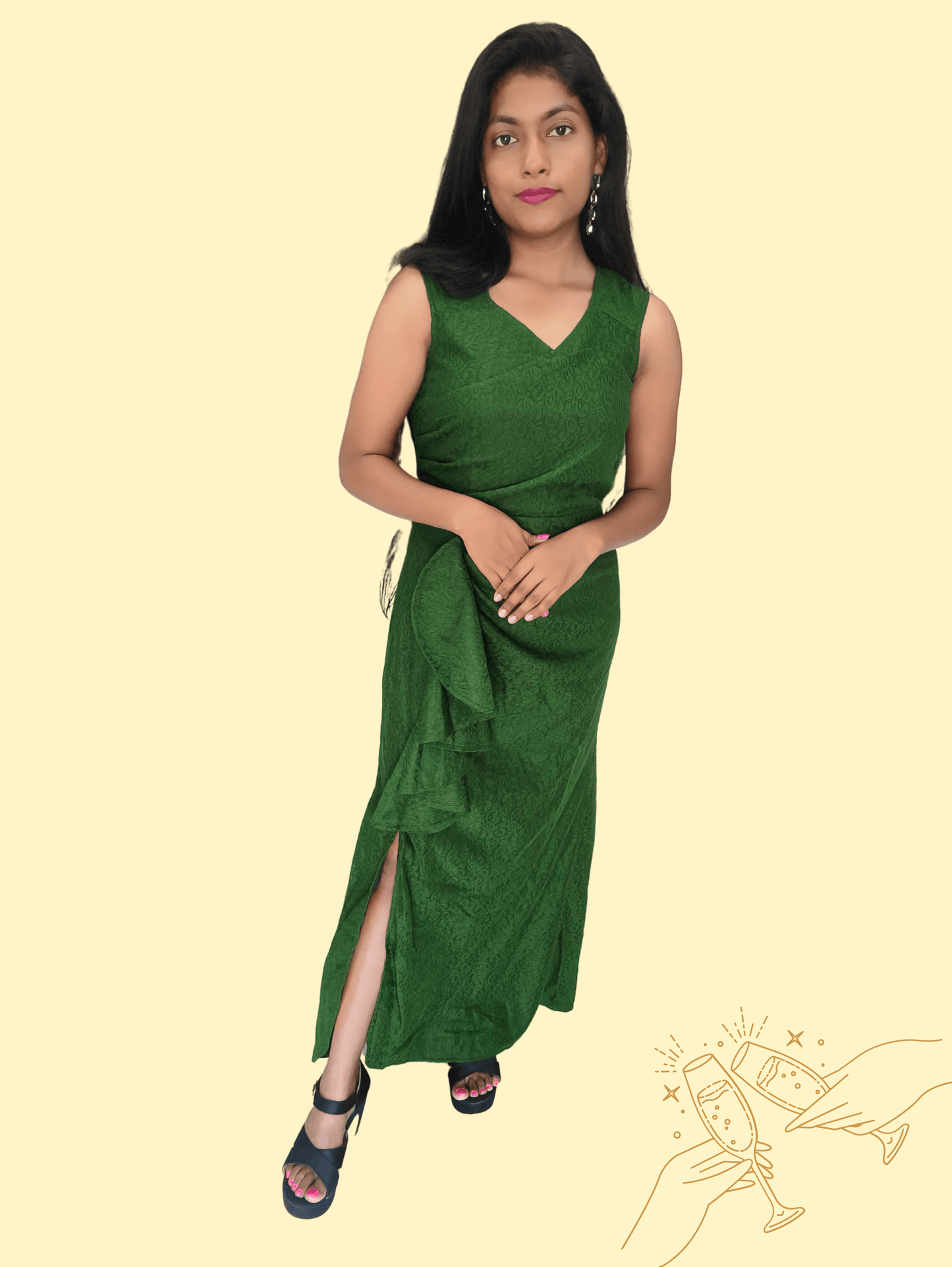 Green Eve Gown