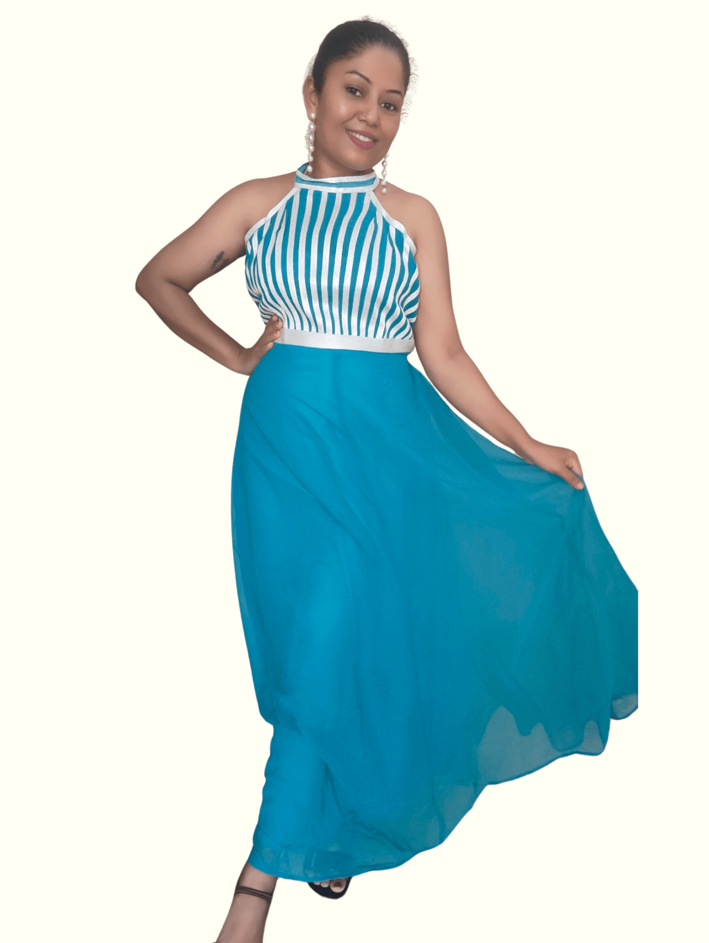 Blue Jane Maxi Dress