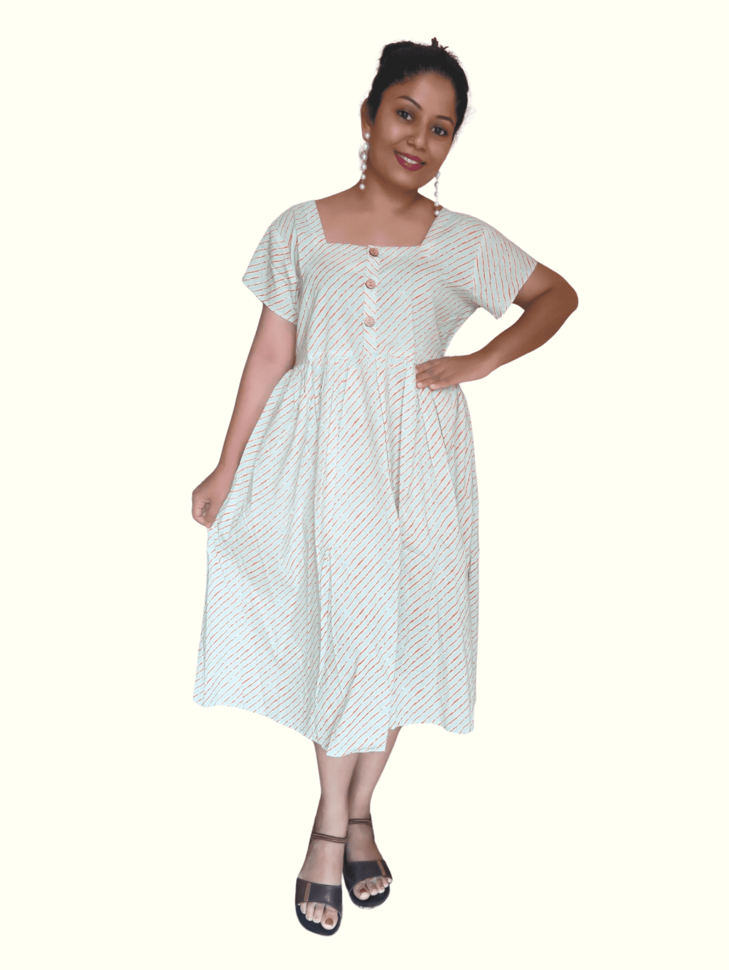 Mint Divya Midi Dress