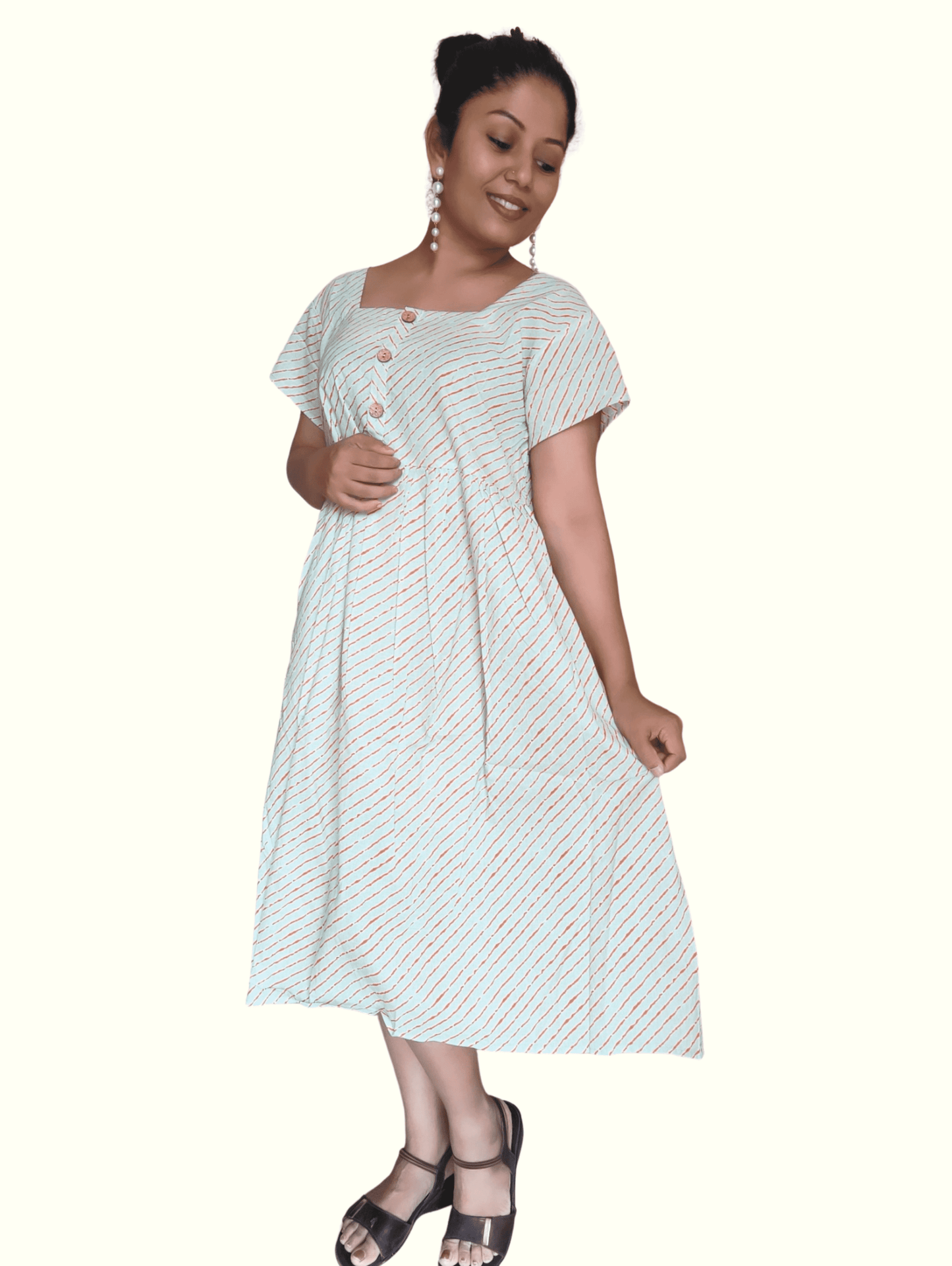 Mint Divya Midi Dress