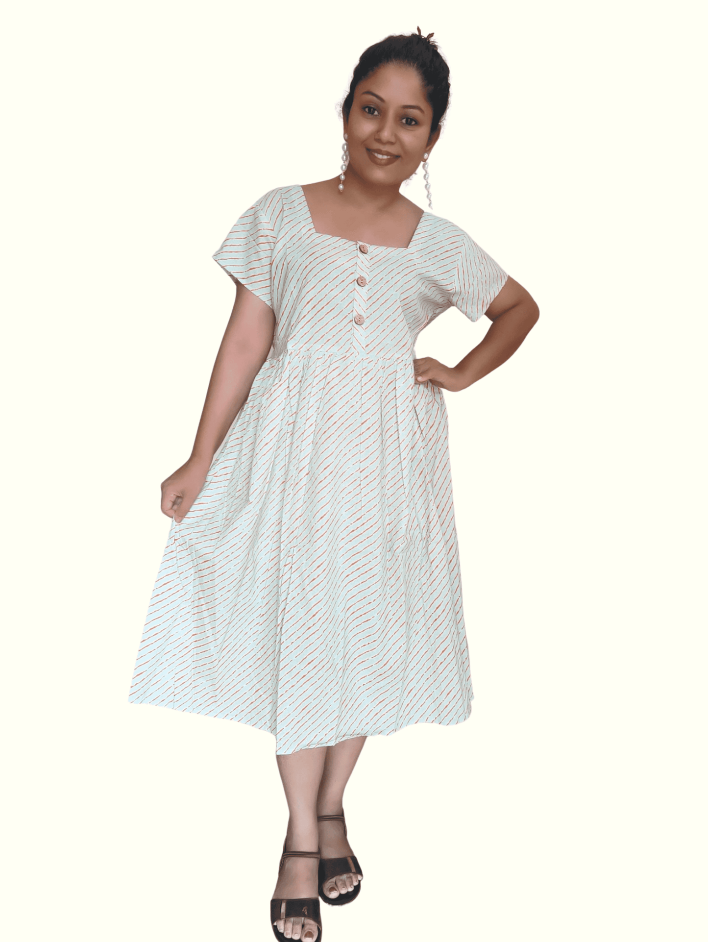 Mint Divya Midi Dress