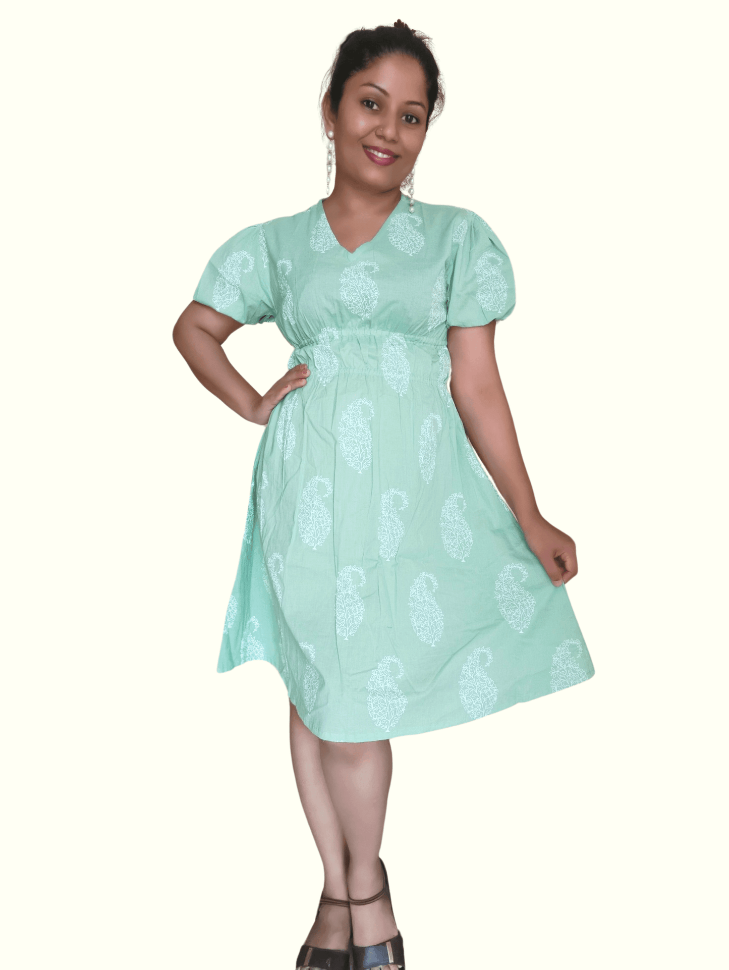 Mint Kavya Mini Dress