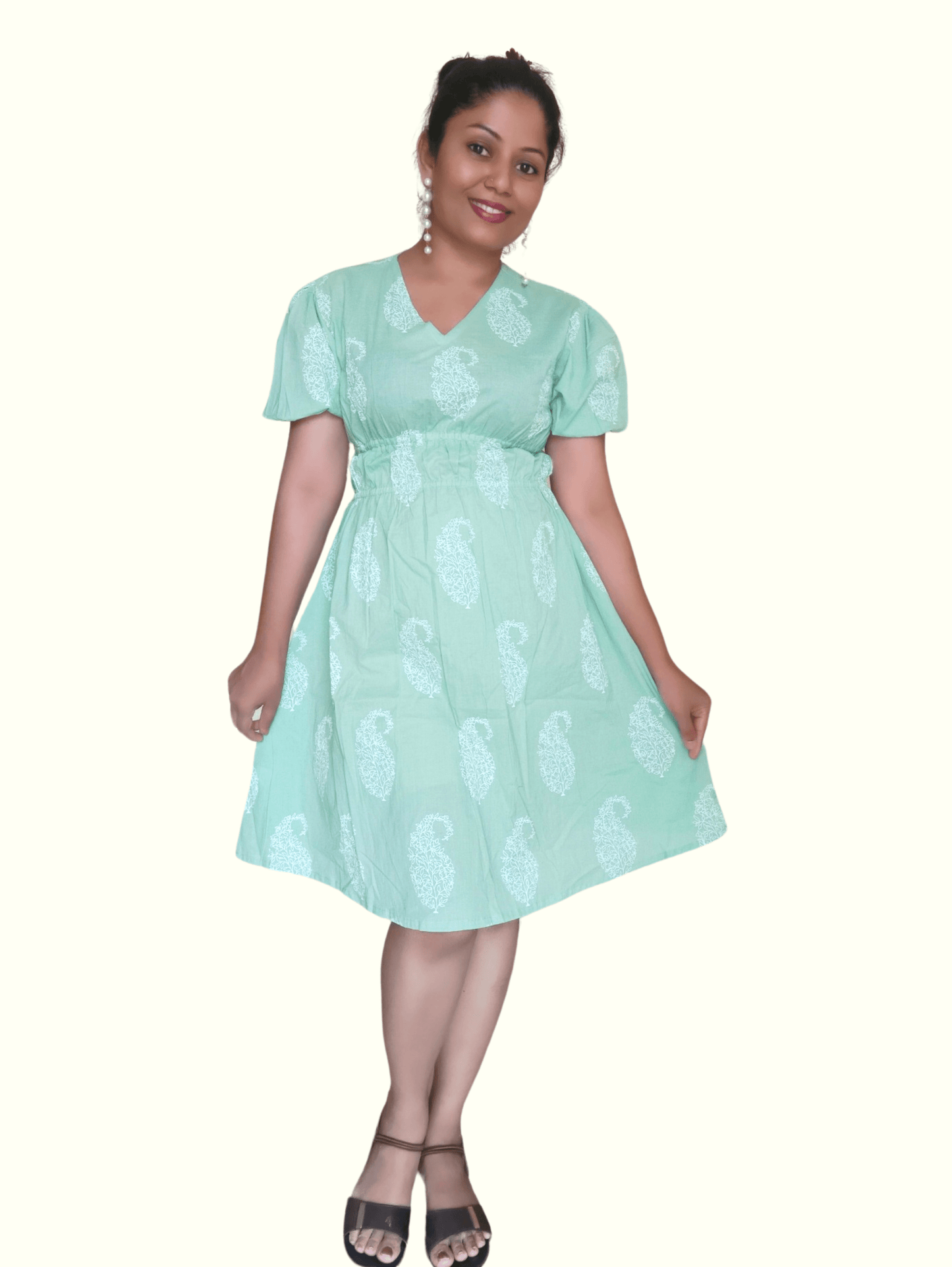 Mint Kavya Mini Dress