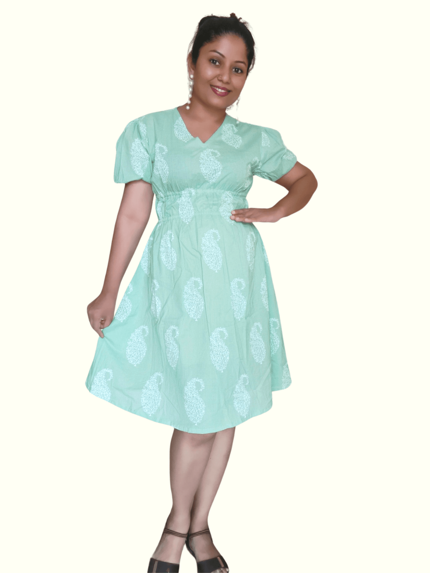 Mint Kavya Mini Dress