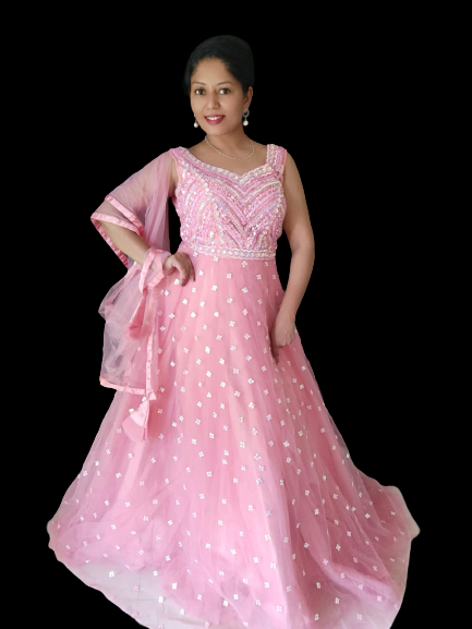 Pink Aurora Ballgown