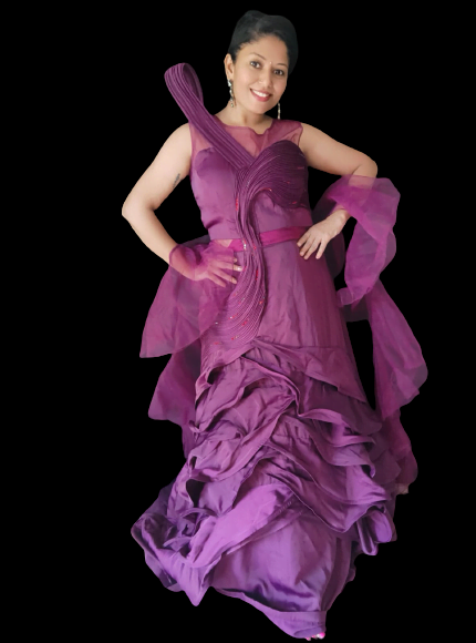 Purple Queen Ballgown