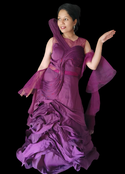 Purple Queen Ballgown