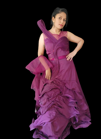 Purple Queen Ballgown