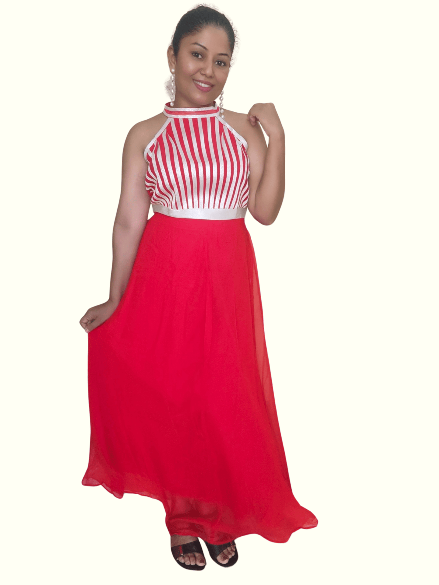 Red Jane Maxi Dress