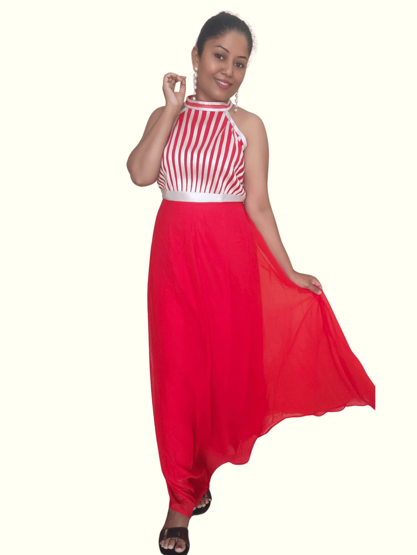 Red Jane Maxi Dress