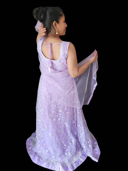 Violet Princess Ballgown