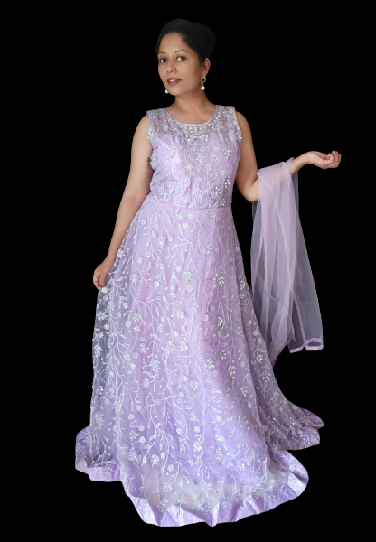 Violet Princess Ballgown