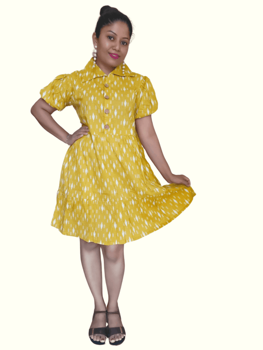 Yellow Meera Mini Dress