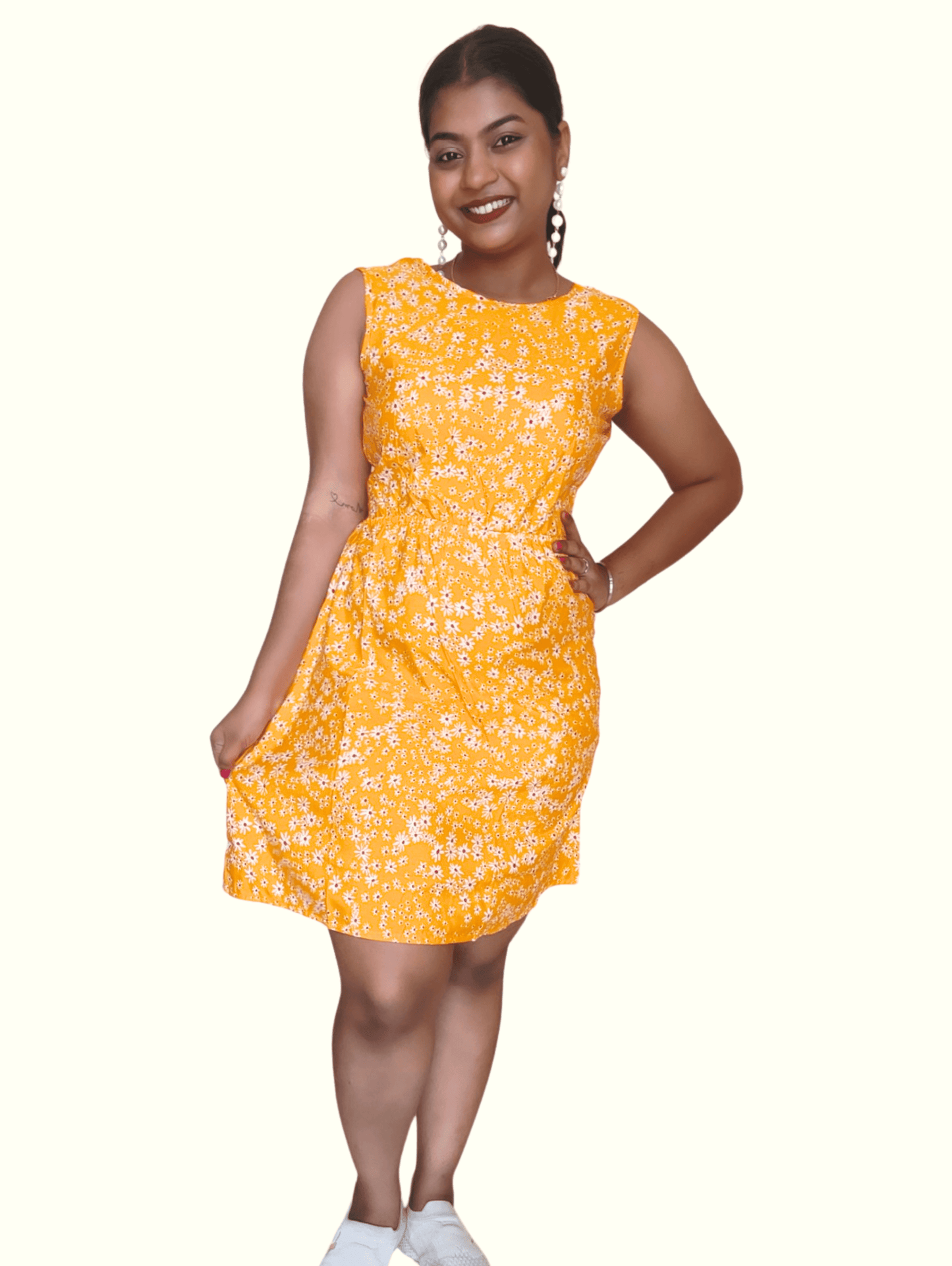 Yellow Neha Mini Dress